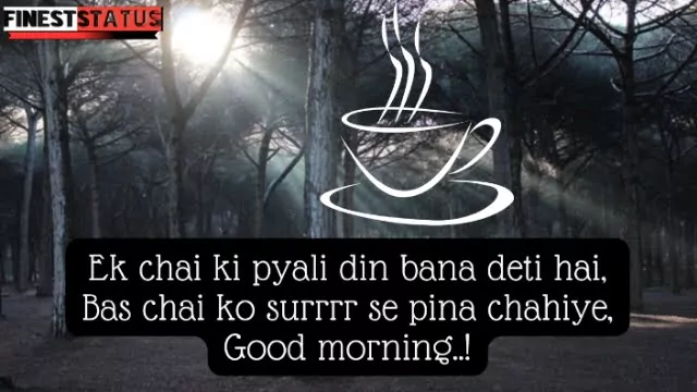Good morning captions for Instagram in hindi
