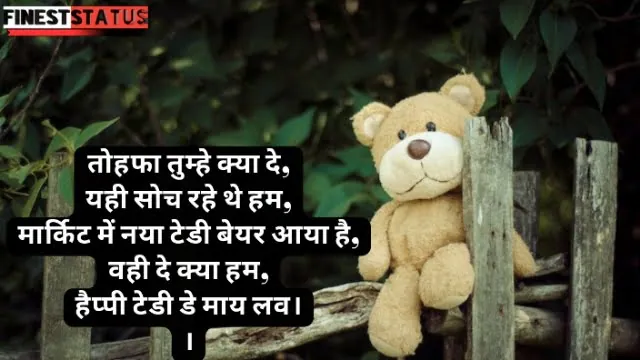 Teddy day wishes for wife in hindi